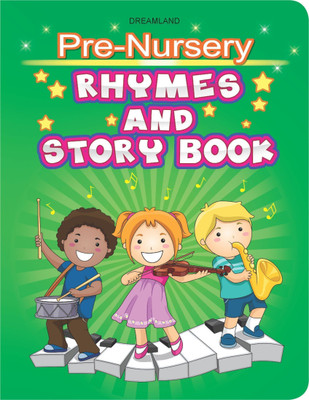 Pre-Nursery Rhymes & Story Book - English  - Ages 2–5 Years | Preschool Learning with Traditional Nursery Rhymes & Short Moral Stories | Early Learning Educational Book for Toddlers(English, Paperback, unknown)