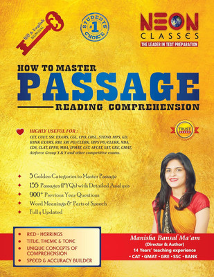 Passage- Reading Comprehension by Manisha Bansal(English, Hardcover, unknown)