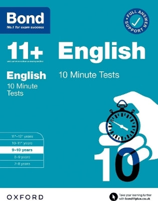 Bond 11+: 10 Minute Tests English 9-10 years: For 11+ GL assessment and Entrance Exams(English, Paperback, Lindsay Sarah)