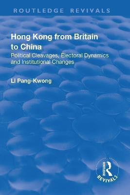 Hong Kong from Britain to China(English, Paperback, Pang-Kwong Li)