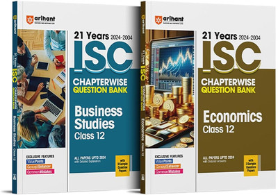 (OLD Edition) 21 Years ISC Chapterwise Question Bank Economics,Business Studies for Class 12th(English, Hardcover, unknown)