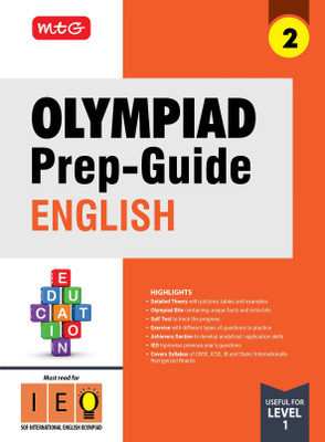 MTG Olympiad Prep-Guide Class 2 English (IEO) - Detailed Theory, IEO Topicwise Previous Years Questions with Self Test For SOF 2025-26 Exam(Paperback, MTG Editorial Board)