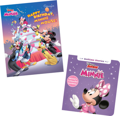 Disney Junior Minnie Set of 2 Books | Minnie’s Bow Toons Happy Birthday | Bedtime Stories | For 4 to 6 Years Old(Paperback, Parragon)