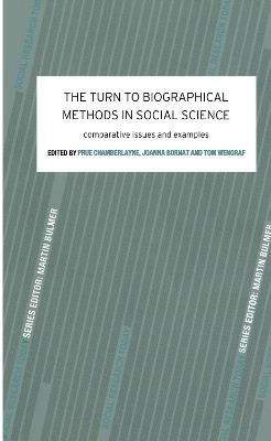 The Turn to Biographical Methods in Social Science(English, Hardcover, Chamberlayne Prue)