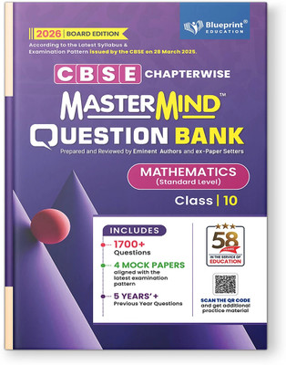 Mastermind CBSE Question Bank Class 10 Mathematics Standard Exam 2026 With 4 Mock Papers(Paperback, Blueprint Editorial Board)