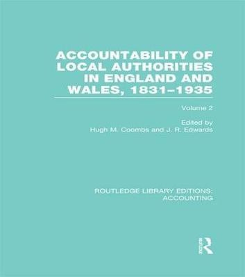 Accountability of Local Authorities in England and Wales, 1831-1935 Volume 2 (RLE Accounting)(English, Paperback, unknown)