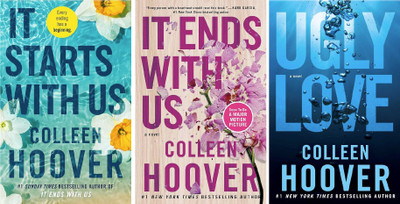 IT STARTS WITH US + IT ENDS WITH US + UGLY LOVE (3 books set combo){FREE BOOKMARK INSIDE}(Paperback, Colleen Hoover)