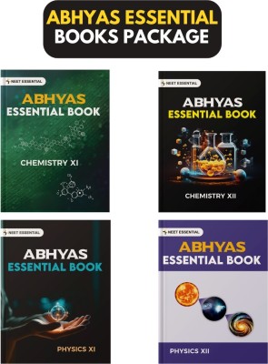 NEETprep Abhyas Essential Course Books Package for Class 11+12th | High Yield Page-wise Questions Practice (Chemistry XI, Chemistry XII, Physics XI, Physics XII Set of 4 Books) & 30 NEET Like Papers with OMR Sheets  - NEET Preparation Books(Paperback, NEETprep)