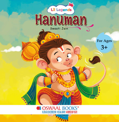 Oswaal Mythological stories- Illustrated Board Book Hanuman, An Enchanting story from Indian Mythology for Kids, Age 3+(Paperback, Oswaal Editorial Board)