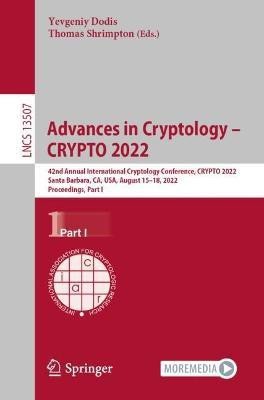 Advances in Cryptology - CRYPTO 2022(English, Paperback, unknown)