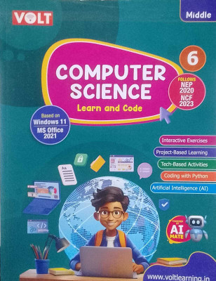 COMPUTER SCIENCE Learn and Code CLASS - 6 ( VOLT LEARNING...)(Paperback, PRO. ASHOK ARORA)