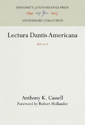 Lectura Dantis Americana(English, Hardcover, Cassell Anthony K.)