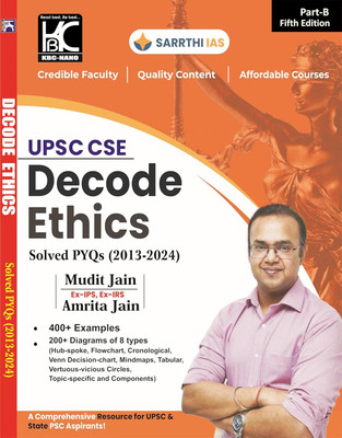 Decode Ethics | (Part B) Solved Pyqs (2013-2024) | 5th Edition | Mudit(English, Paperback, unknown)