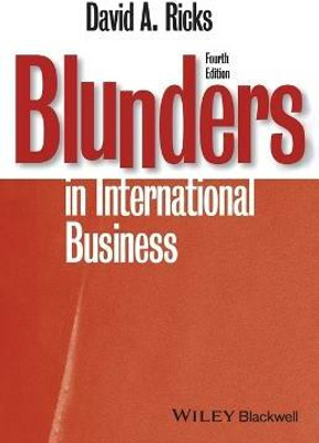 Blunders in International Business(English, Paperback, Ricks David A.)