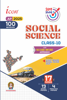 10th Class E.M. Icon Social Science Model Papers 2025 A.P.(SR Publications, SR Publications)