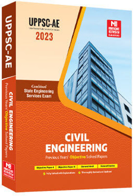 UPPSC-AE 2023: CE Engg. Prev Yr Obj. Sol. papers(Paperback, MADE EASY Editorial Board)
