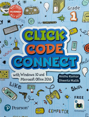 Pearson Click code connect class 1 with window 10 and microsoft office 2016(Paperback, ANSHU KUMAR)