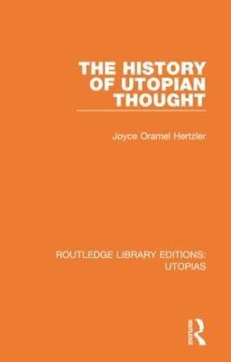 The History of Utopian Thought(English, Paperback, Hertzler Joyce Oramel)