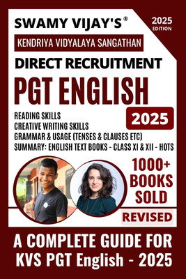 KVS PGT ENGLISH DIRECT RECRUITMENT 2024(Paperback, Mr. Y VIJAY KUMAR SWAMY)