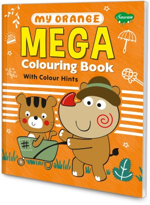 My Orange Mega Colouring book(Paperback, Sahil Gupta)