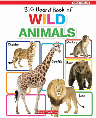 New Big Board Book of Wild Animals(English, Board Book, LS Editorial Team)