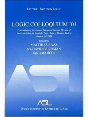 Logic Colloquium '01(English, Paperback, unknown)