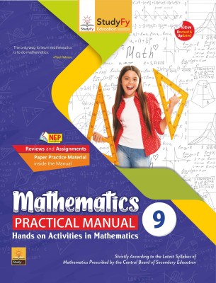 StudyFy CBSE Class 9th Mathematics Practical Lab Manual for 2024 Exam(Hardcover, StudyFy Editorial Board)