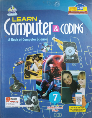 Learn Computer & Coding A Book of Computer Science Middle School Stage 7(Paperback, Er. Sanyam Jain, Aysha Harun)