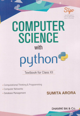Computer Science with Python for Class 12 with 2 Disc(English, Paperback, Arora Sumita)