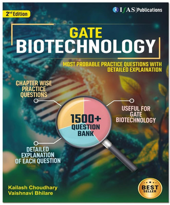 GATE Biotechnology Practice Questions Book  - 1500+ Most Probable Questions with Detailed Solutions—Best Practice Book for GATE Biotechnology Exam - Two Brothers Publications(Paperback, Two Brothers Publications)