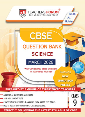 Cbse Class 9 Question Bank Science 2025 - 26(English, Paperback, unknown)