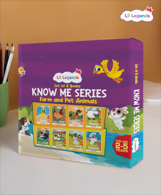 Oswaal Lil Legend Know Me Series Boxset of 8 Fascinating Pet & Farm an(English, Hardcover, unknown)