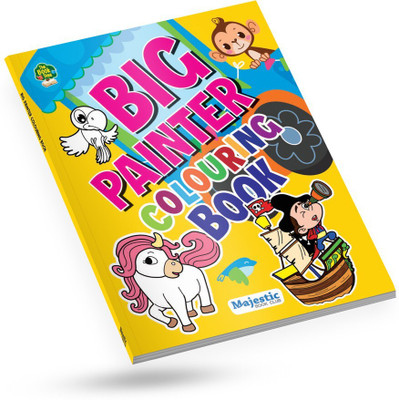 THE BOOK TREE BIG PAINTER COLOURING BOOK FOR KIDS, JUMBO COLOURING BOOK SERIES, ACTIVITY COLOURING BOOK FOR 3-10 YEARS OLD KIDS- GIFT TO CHILDREN FOR PAINTING, DRAWING AND COLOURING WITH REFERENCE GUIDE, 60 PAGES(Paperback, THE BOOK TREE)