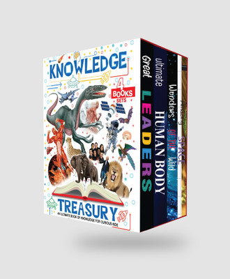 Hello Friend Books The Ultimate Knowledge Treasury: Set of 4 Paperback Knowledge Encyclopedia Books to Enhance Learning- Amazing Space, Wonders of the Wild, Human Body, Great Leaders(Paperback, Hello Friend Books) Hello Friend Books The Ultimate Knowledge Treasury: Set of 4 Paperback Knowledge Encyclopedia Books to Enhance Learning- Amazing Space, Wonders of the Wild, Human Body, Great Leaders(Paperback, Hello Friend Books)