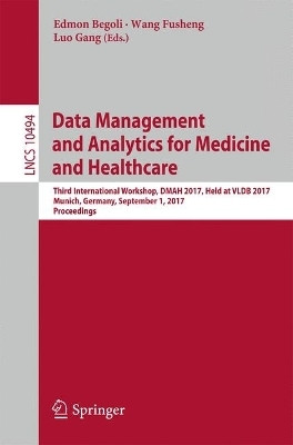 Data Management and Analytics for Medicine and Healthcare(English, Paperback, unknown)