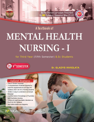 A Textbook of Mental Health Nursing - I for Third Year (Fifth Semester ) B.Sc Students, 1/e 2025(Paperback, Gladys Inviolata)