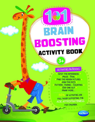Navneet 101 Brain Boosting Activity Book 3+(English, Navneet, Navneet)