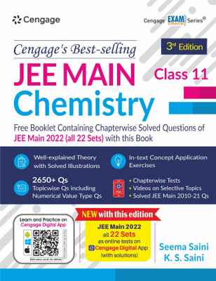 JEE Main Chemistry: Class 11 (Book + Booklet) with Free Online Assessments and Digital Content 2023(Paperback, Seema Saini, K. S. Saini) JEE Main Chemistry: Class 11 (Book + Booklet) with Free Online Assessments and Digital Content 2023(Paperback, Seema Saini, K. S. Saini)