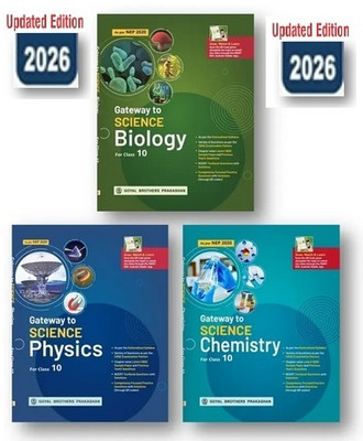 Gateway to Science Chemistry, Physics and Biology (3-Books Set) for Class 10 (2024 Edition)(Paperback, Dr. Preeti saxena (Bio), Dr. Chand seth (Chem), Dr. Vinod Goel (Phy.))