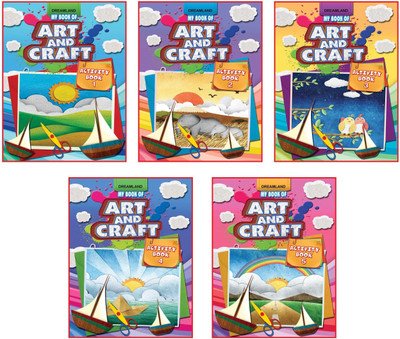 My Book of Art & Craft - Pack  - 5 Books Pack for Kids Ages 4-10 | 200 Pages of Drawing, Colouring, Paper Folding & Creative Crafts | Fun Educational Activity Set to Boost Creativity, Motor Skills & Hands-On Learning(English, Paperback, unknown)