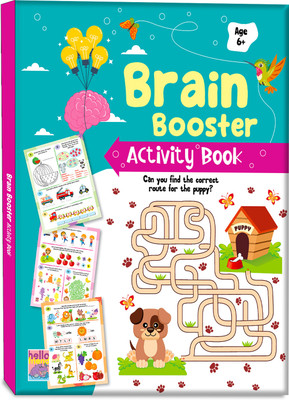 Brain Booster Activity Book for Kids Age 6+(Perfect Binding, Hello Friend Books)