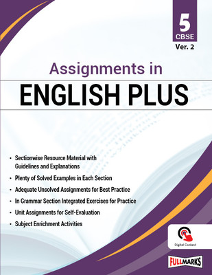 Assignment in English Plus Version 2 Class 5 CBSE (2023-24)(English, Paperback, A. K. Gupta)