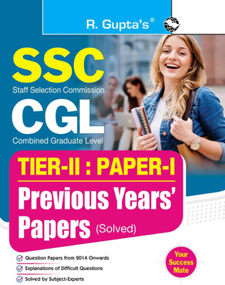 SSC-CGL: TIER-II (Paper-I) Previous Years' Papers (Solved)(English, Paperback, RPH Editorial Board)