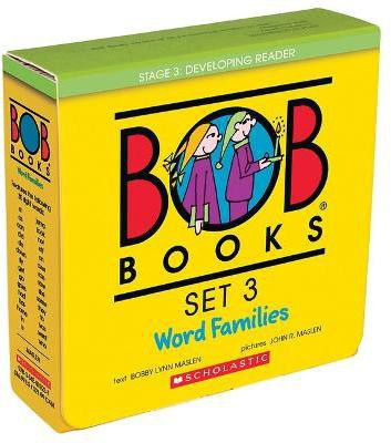 Bob Books: Set 3 Word Families Box Set (10 Books)(English, Paperback, Maslen Kertell Lynn)