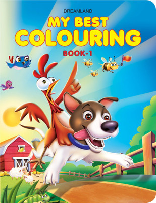 My Best Colouring Book - 1  - | Fun Colouring Book for Kids Age 2–6 Years | 32 Pages of Attractive Pictures | Creative Early Learning with Crayons, Pencils & Sketch Pens(English, Paperback, unknown)