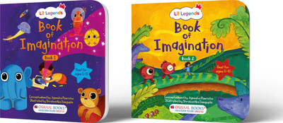 Oswaal Lil Legends Book of Imagination Part 1 & 2 (Set of 2) | Fun Ear(English, Paperback, unknown)
