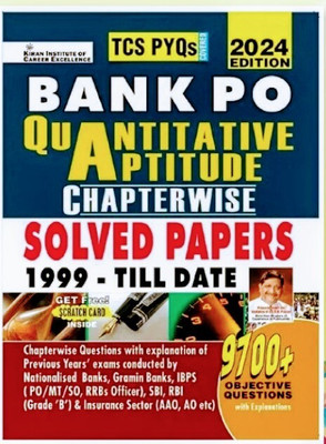 Kiran Institute of Career Excellence
Bank PO Quantitative Aptitude Chapterwise Solved Papers 1999 Till Date 2024 Edition TCS PYQs Covered 9700+ Objective Questions (English Medium)(4856) 2024 Edition(Paperback, Kicx) Kiran Institute of Career Excellence
Bank PO Quantitative Aptitude Chapterwise Solved Papers 1999 Till Date 2024 Edition TCS PYQs Covered 9700+ Objective Questions (English Medium)(4856) 2024 Edition(Paperback, Kicx)