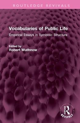 Vocabularies of Public Life(English, Hardcover, unknown)