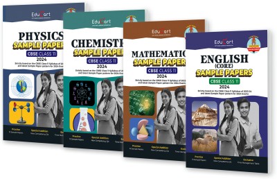 Educart CBSE Class 11 Sample Papers Bundle - Physics, Mathematics, Chemistry & English 2023-24 (Introducing Revision Maps and Past Year Papers) 2024(Paperback, Educart)