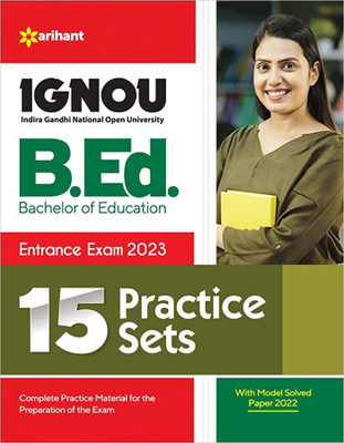 15 Practice Sets IGNOU B.ed Entrance Exam 2023(English, Paperback, unknown)